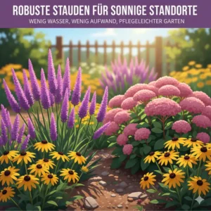 Robuste, trockenheitstolerante Stauden, die als pflegeleichte blühende gartenpflanzen für sonnige Beete dienen.
