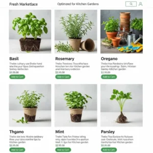 Günstige Gartenpflanzen online bestellen: Frische Kräuter für den Küchengarten.