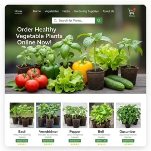 Günstige Gartenpflanzen online bestellen: Gesunde Gemüsepflanzen für den eigenen Garten.