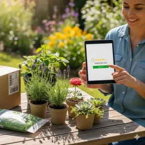Günstige Gartenpflanzen online bestellen: Zufriedener Kunde hinterlässt eine positive Bewertung.
