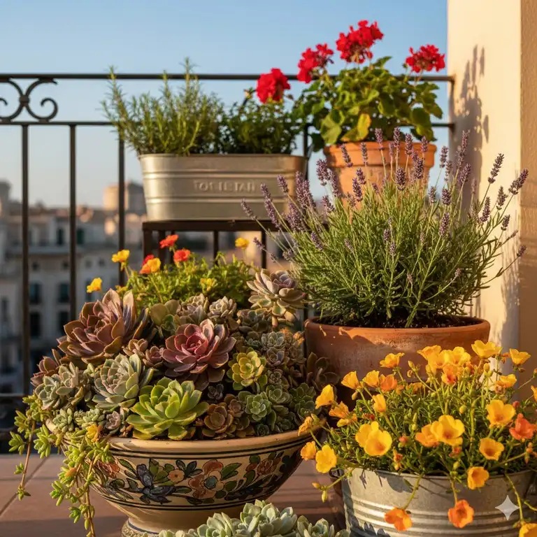 7 Balkonpflanzen die wenig Wasser brauchen | Trockenresistent 2025
