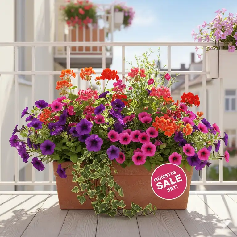 Balkonpflanzen im Set günstig bestellen | 7 Top-Deals 2025