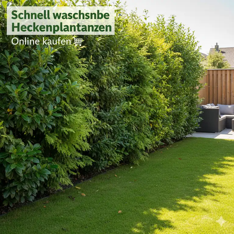 Schnell wachsende Heckenpflanzen online kaufen – 7 Top-Sorten 2025