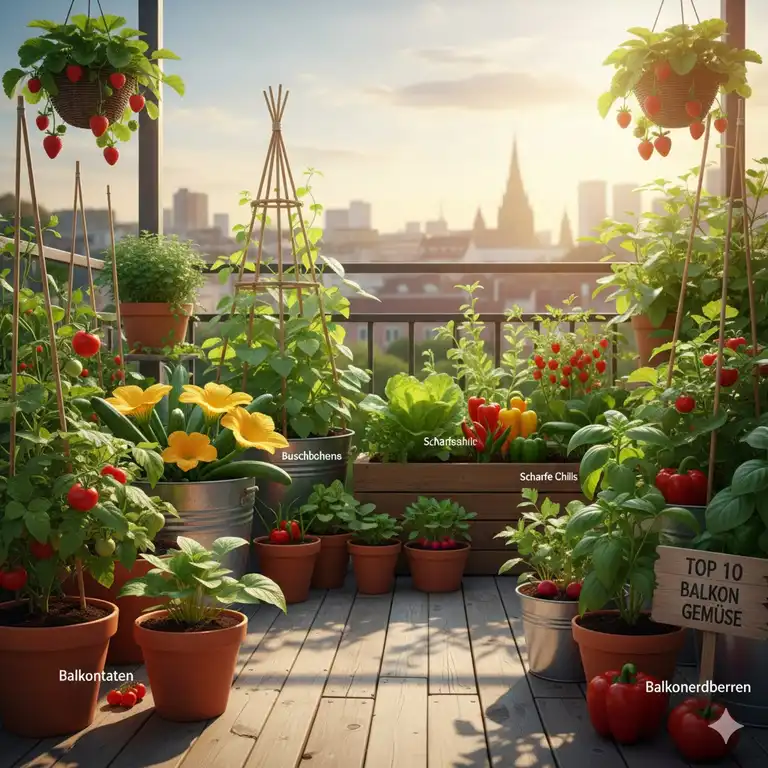 Top 10 Gemüsepflanzen für Balkon: Der ultimative Ratgeber 2025