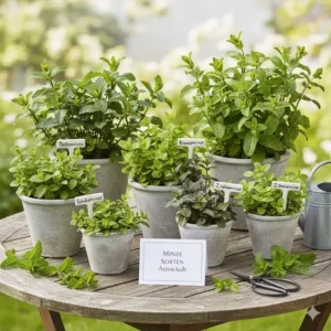 Pfefferminze und Sorten: Kräuterpflanzen für Garten kaufen, ideal für Tee und Cocktails
