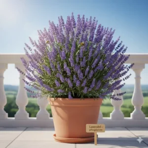 Lavendel auf der Terrasse: Duftend, bienenfreundlich und eine perfekte pflegeleichte terrassenpflanzen kaufen-Wahl.