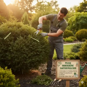 Praktische Tipps zur Pflege und zum Schnitt, wenn Sie immergrüne sträucher für garten kaufen möchten.