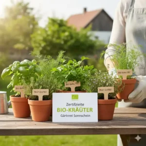 Nachhaltig Bio-zertifizierte Kräuterpflanzen für Garten kaufen: Beste Qualität ohne Pestizide