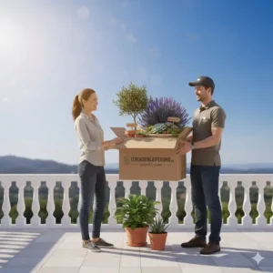 Sicher verpackter Pflanzenversand für alle, die pflegeleichte terrassenpflanzen kaufen und liefern lassen möchten.