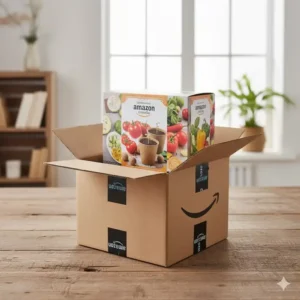 Die attraktive Geschenkverpackung des gemüsepflanzen starter set amazon Produkts.