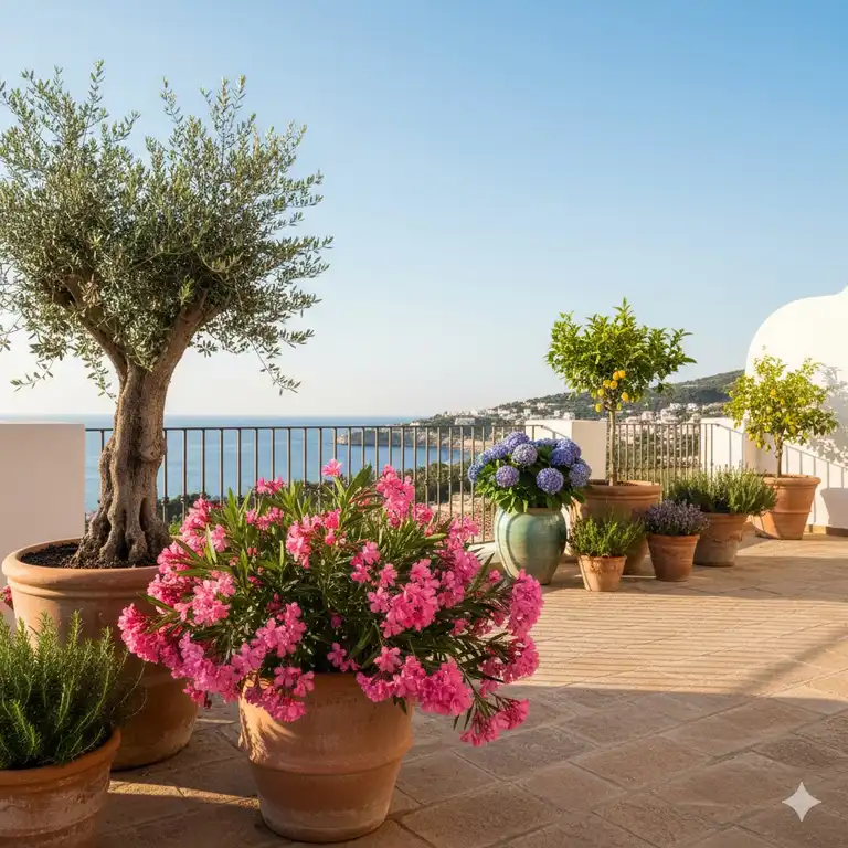 7 Beste Kübelpflanzen für Terrasse 2025