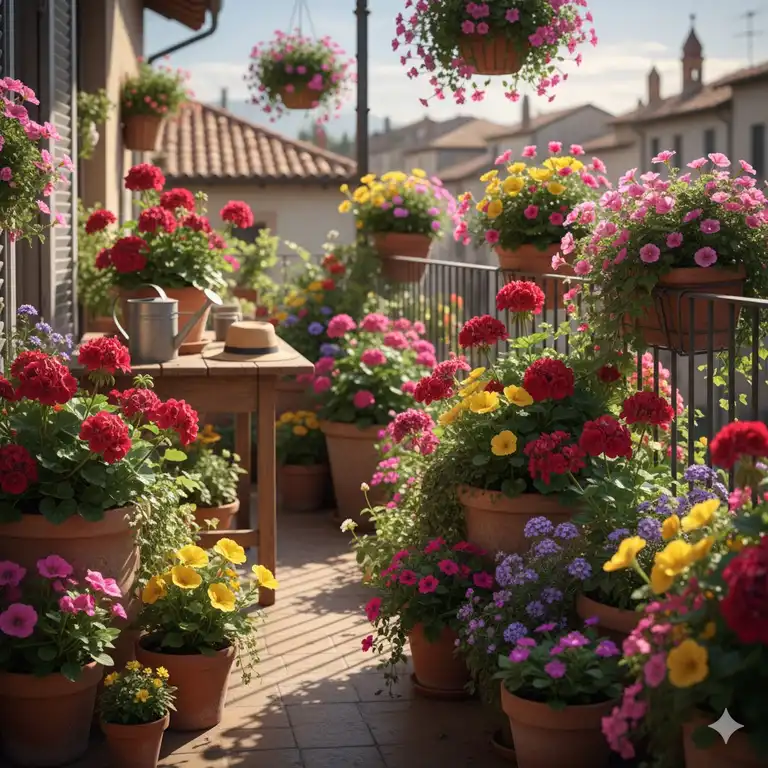 Entdecke die 7 besten blühenden Balkonpflanzen im Topf