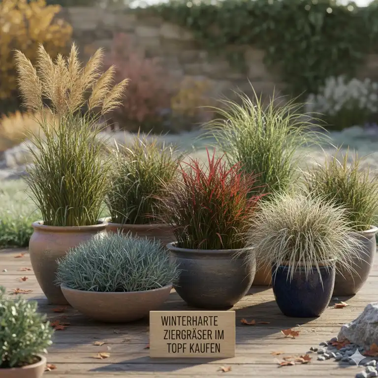 Winterharte Ziergräser im Topf kaufen: Die 7 besten Sorten 2025