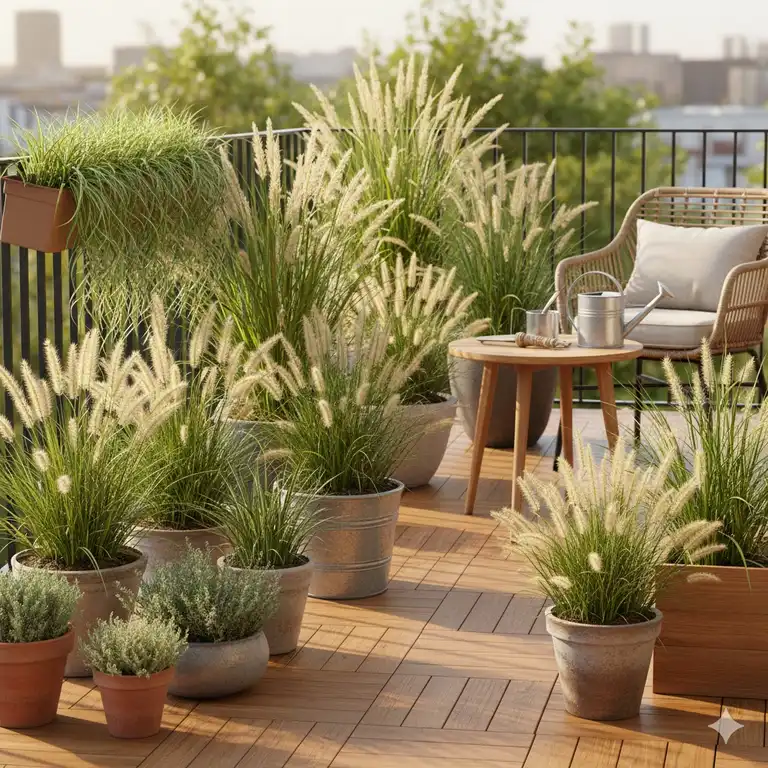 Ziergräser für Balkon und Terrasse: Die 7 Besten & Ultimative Kaufberatung 2025