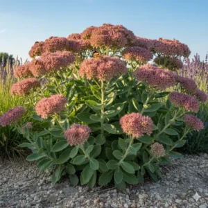 Robuste 'Herbstfreude' Fetthenne (Sedum) – die idealen pflegeleichte stauden für garten kaufen.