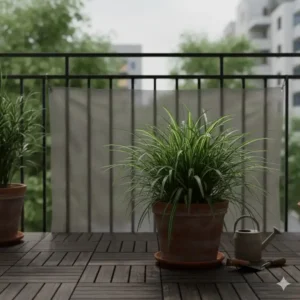 Immergrüne Japan-Segge (Carex), schattenverträgliche Ziergräser für Balkon und Terrasse.