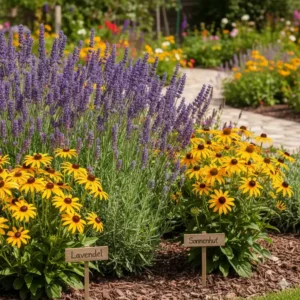 Sonnenliebende Stauden sind die beste gartenpflanzen für anfänger kaufen für sonnige Beete.