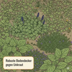 Robuste Bodendecker als ideale gartenpflanzen ohne chemie pflegeleicht zur Vermeidung von Unkraut.