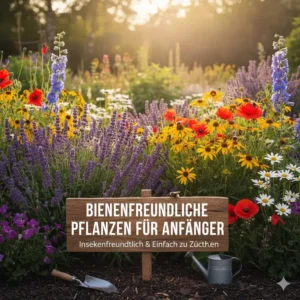 Bienenfreundliche Blumen sind die beste gartenpflanzen für anfänger kaufen für den Naturschutz.