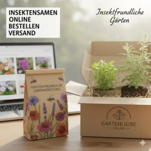 Insektensamen und insektfreundliche Gartenpflanzen online schnell und sicher geliefert bekommen.