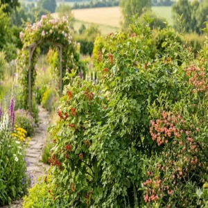 Heimische Sträucher als wichtige gartenpflanzen für natürliche gärten bieten Vögeln Nahrung.