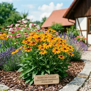 Goldsturm-Rudbeckia sind ideale sommerblumen für garten pflegeleicht für Anfänger.