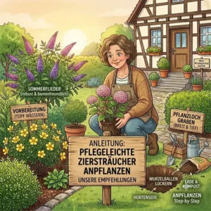 Eine Schritt-für-Schritt-Anleitung zum Einpflanzen, nachdem Sie pflegeleichte ziersträucher kaufen.