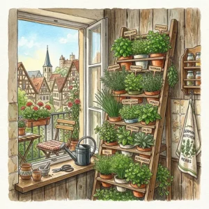 Creative vertical space-saving ideas for maintaining kräuter für küche und balkon.