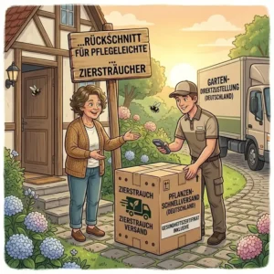 Sicherer Pflanzenversand und schnelle Lieferung, wenn Kunden pflegeleichte ziersträucher kaufen.