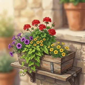 The first illustration detailing the best pflanzenkombinationen für balkonkästen for beginner gardeners.
