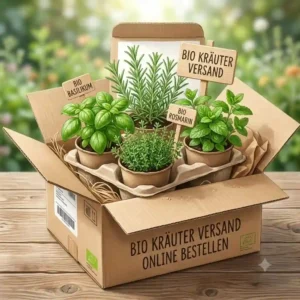 Safely packed boxes for those who bio kräuterpflanzen online kaufen