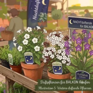 Lily of the valley and violas as fragrant duftpflanzen für balkon kaufen for shaded locations.