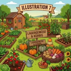 Large ripe pumpkins and autumn squashes harvested as high-yield storage selbstversorger pflanzen für garten.